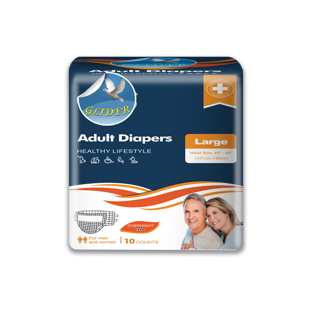Glider  Premium Adult Diaper (Large)