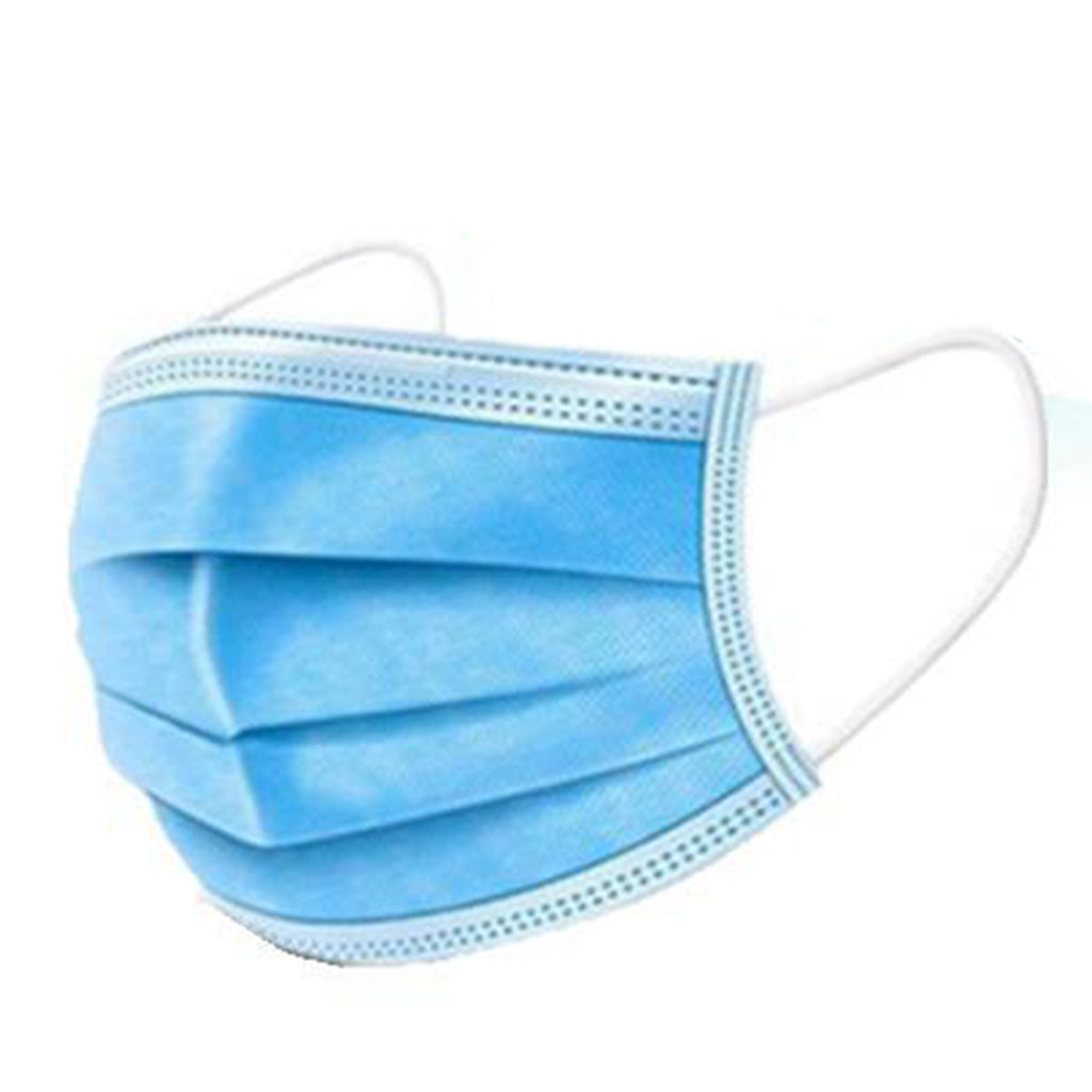 GLIDER Face Mask with Elastic Ear Loop 3 Ply Breathable and Comfortable for Blocking Dust Air Pollution & Protection ( 50 in a Box )