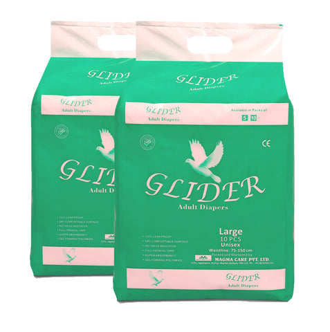 Glider  Premium Adult Diaper (Large)