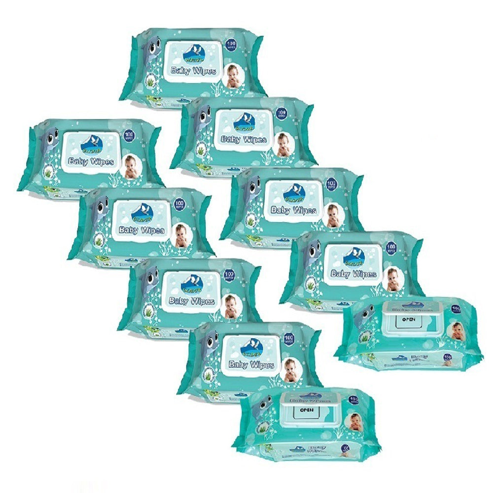 GLIDER Baby Wet Wipes with Lid/Flip-top(100 Wipes)