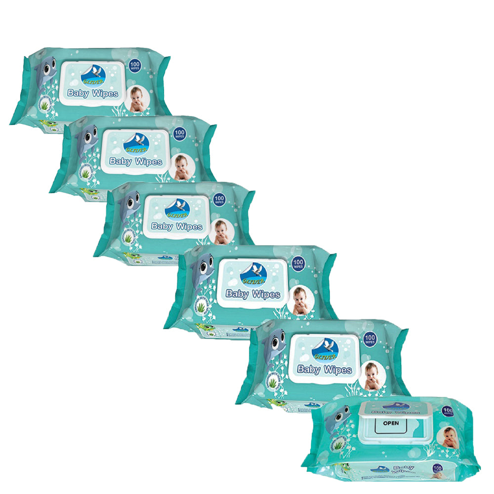 GLIDER Baby Wet Wipes with Lid/Flip-top(100 Wipes)