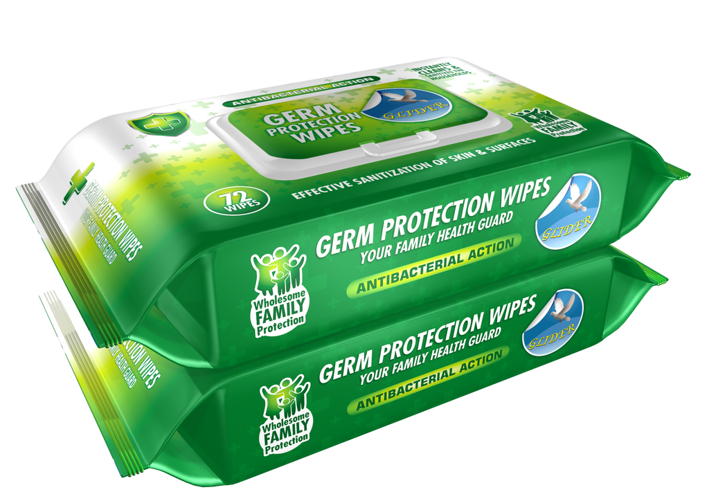 Glider Multipurpose Skin and Surface Wipes with Flip-top